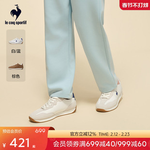 乐卡克法国公鸡秋冬男女同款复古轻量舒适运动鞋