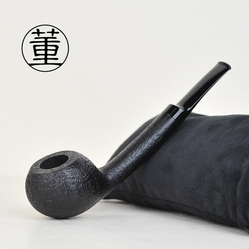 大董烟斗超长杆烟气凉爽手工制作