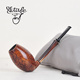 意大利进口烟斗维塔莱Vitale光面蛋式 牛角斗杆超深L草专属设计