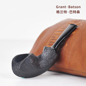 美国格兰特巴特森GrantBatson手工制烟斗石楠木自由式 多面体河豚