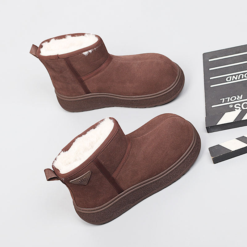 2025冬季新款大码女鞋41-43棉靴时尚休闲加厚短靴特大号雪地靴女,女鞋,时尚雪地靴,淘宝优惠券,粉丝福利购,淘宝优惠卷