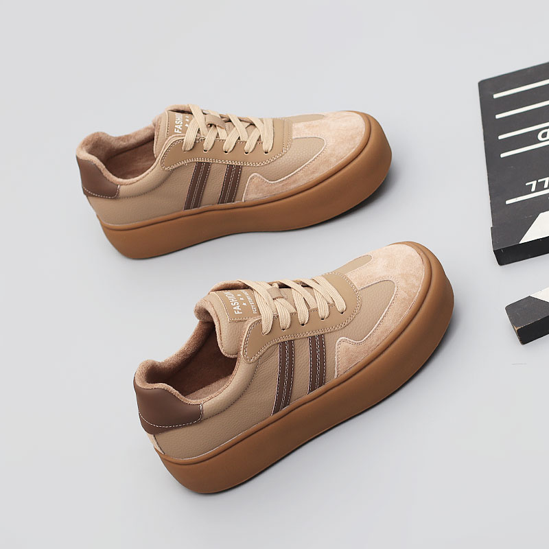 加大码女鞋41一43爆款棉鞋2024冬季新款脚宽胖肥时尚加绒休闲鞋女