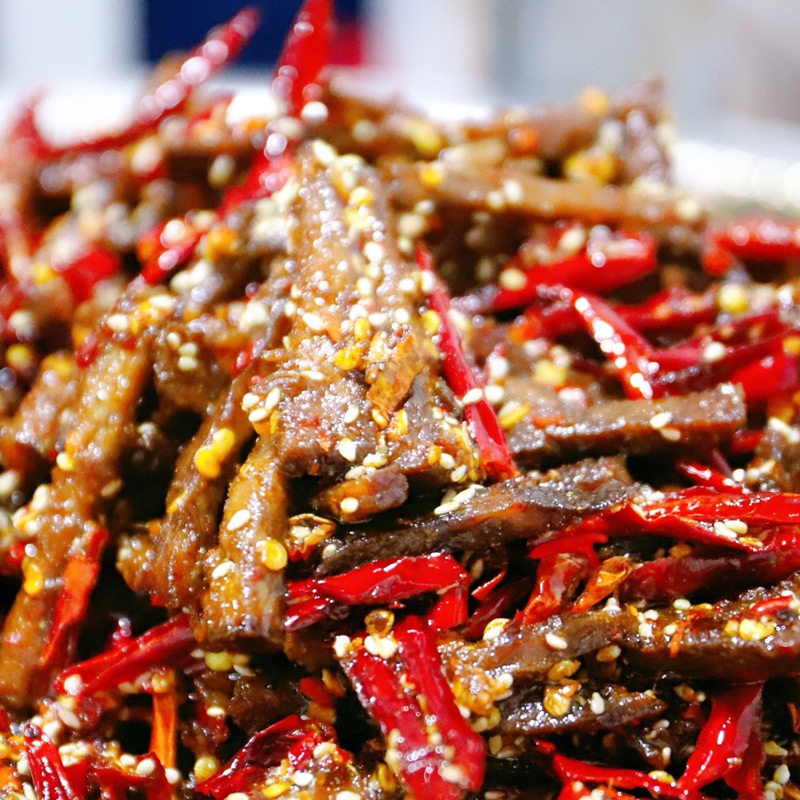 【主播推荐】黄老五花生嫂136g*2袋牛肉条冷吃牛肉拌面零食