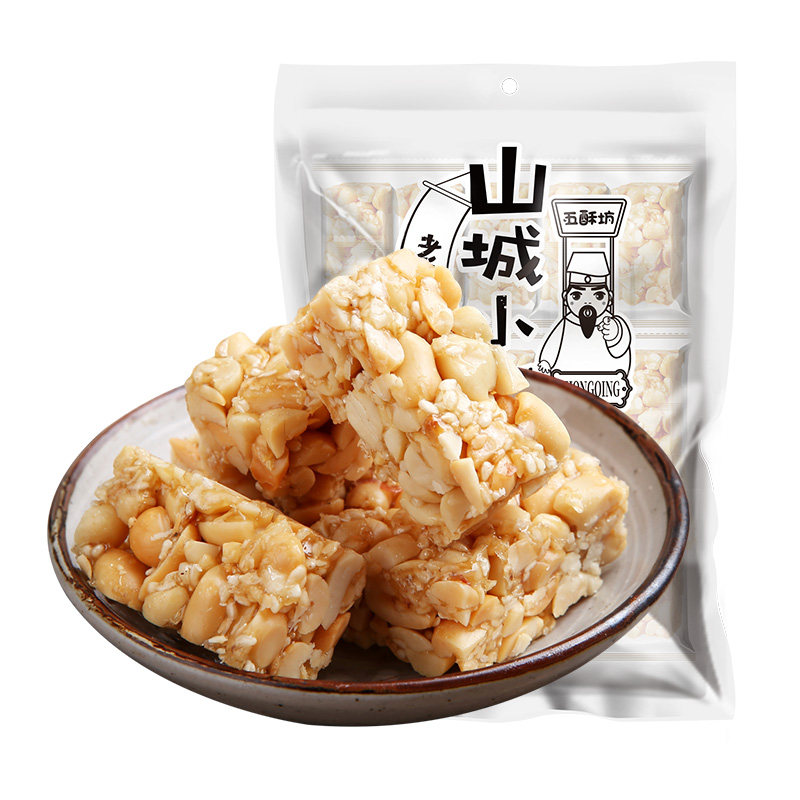 五酥坊花生糖四川特产花生酥零食小吃酥糖年货糖果