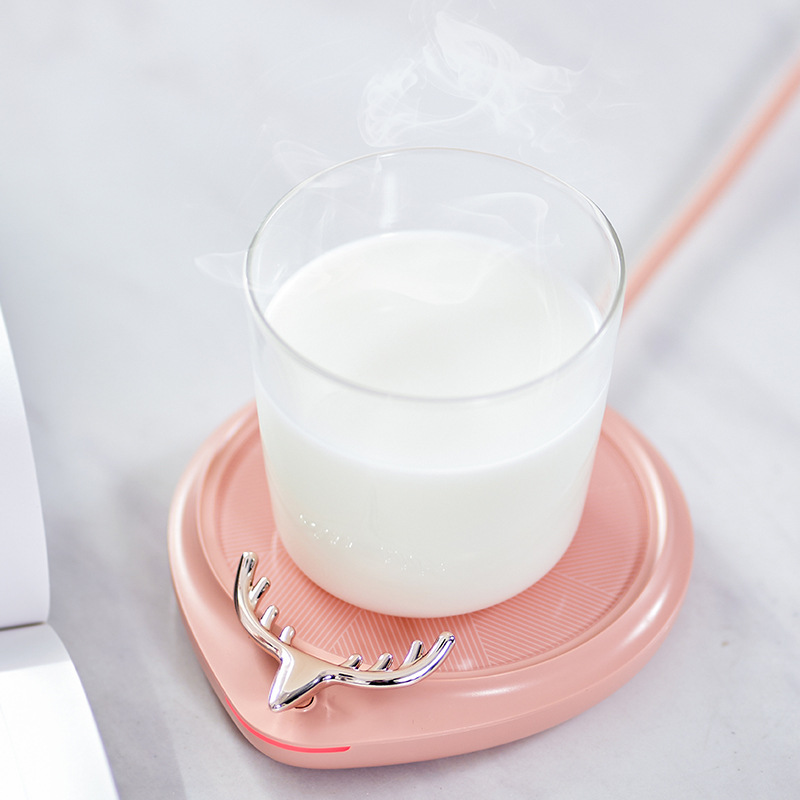 叁活新品加热暖杯垫 办公宿舍恒温杯垫 触控55度调节定时保温杯垫