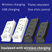 欧规美规英规国际通用多种规格插头可选USB c手机无线充插座 Type