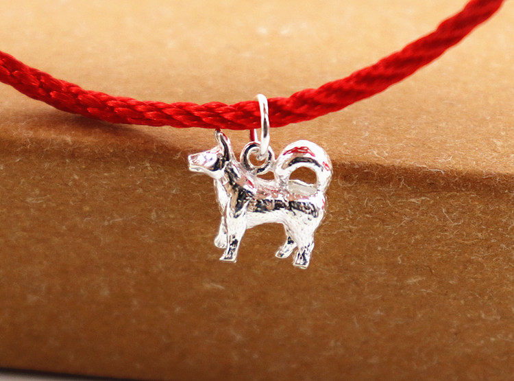 S925 Sterling Silver Chinese Zodiac Pendant three-dimensional Pendant DIY Bracelet Red rope Pendant Year of fate Zodiac Jewelryin the Accessories/Fashion Jewelry, Pendant/Pendant  category - from Buy2taobao.com to provide professional Taobao agent buy service
