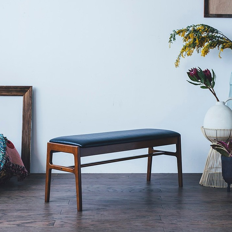 karimoku60实木日式软面条凳