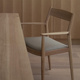 study北欧设计师橡木实木极简线条餐椅侘寂 karimoku日本进口case
