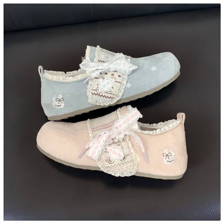 全包勃肯鞋女外穿2026早春新款圆头单鞋花边休闲软底一脚蹬懒人鞋,女鞋,勃肯鞋/软木鞋,淘宝优惠券,粉丝福利购,淘宝优惠卷