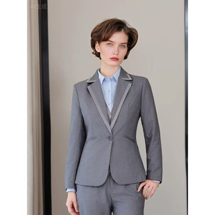 2025新款电信工作服中国营业厅女制服外套裤子长短袖衬衣马甲短裙