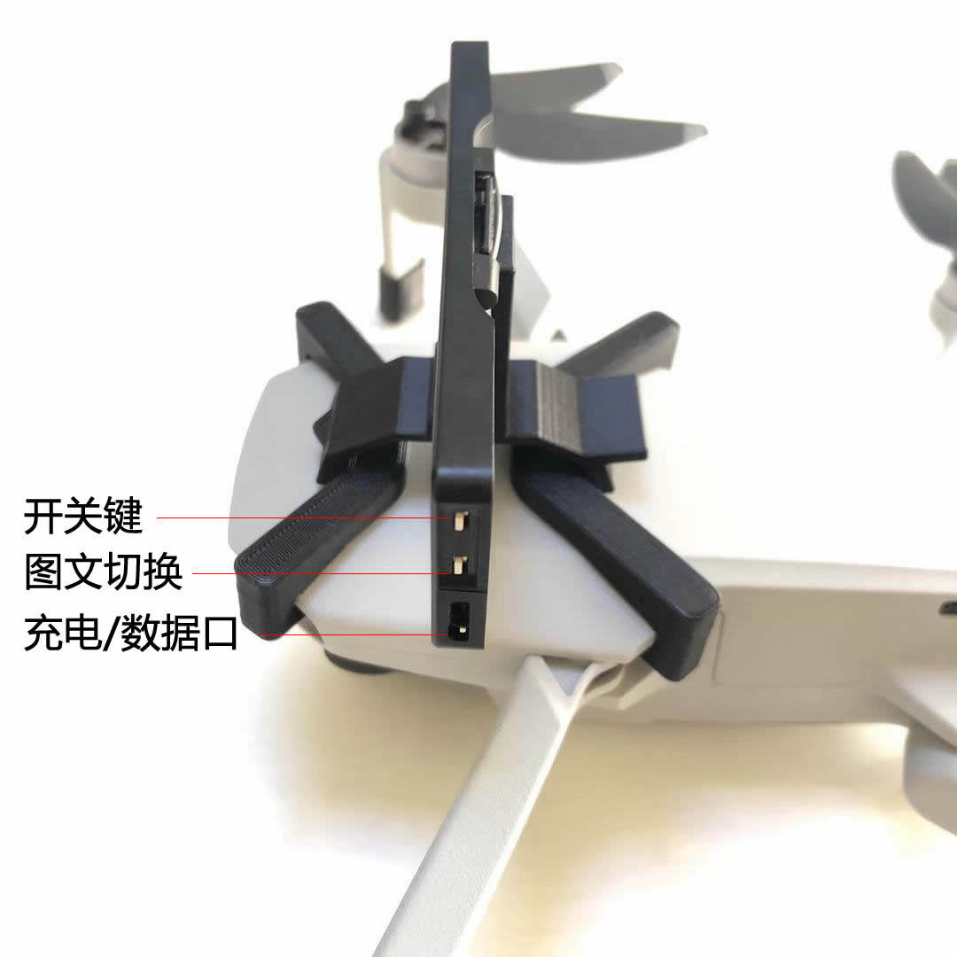 DJI MAVIC2PRO MINI3PRO AIR2S FPV 전자 디스플레이 카드 LED 전자 스크린 액세서리