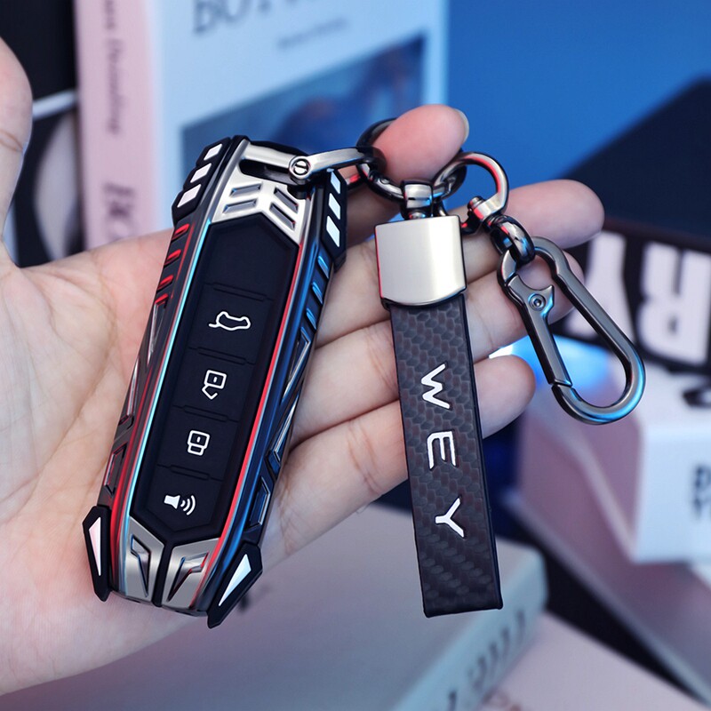 长城魏派vv5钥匙套vv6摩卡vv7魏牌wey拿铁dht玛奇朵p8个性车壳扣