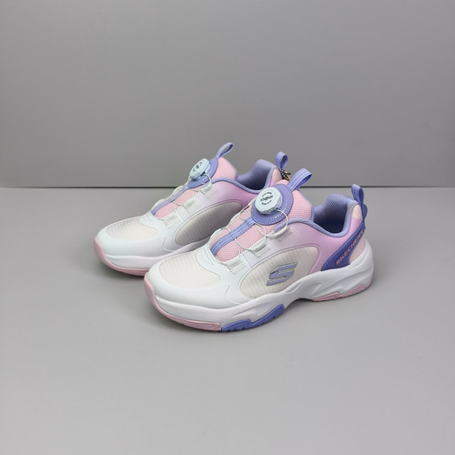 酷动城 Skechers 斯凯奇女童 旋钮综合体训鞋 运动跑步鞋 319037L