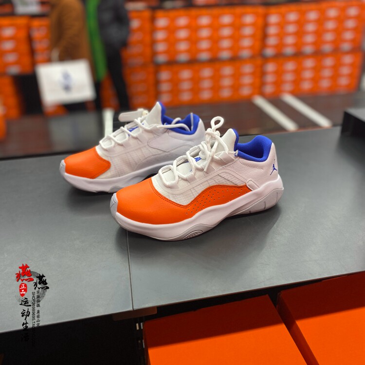 正品NIKEaj11大童低帮篮球鞋