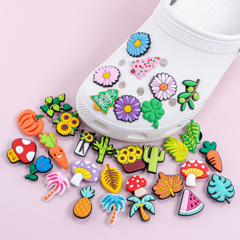 ins风格网红同款洞洞鞋花植物元素鞋扣适配crocs洞洞鞋沙滩鞋配饰,服饰配件/皮带/帽子/围巾,鞋扣,淘宝优惠券,粉丝福利购,淘宝优惠卷