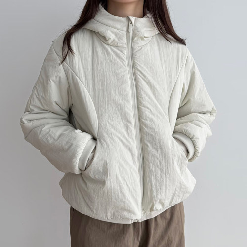 设计感立领健身棉服女专业户外跑步运动外套高级感训练瑜伽服春季