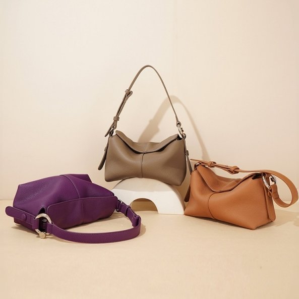 高级感轻奢小众真皮女士hobo包头层牛皮单肩包手提包单肩斜挎包,箱包皮具/热销女包/男包,通用款女包,淘宝优惠券,粉丝福利购,淘宝优惠卷