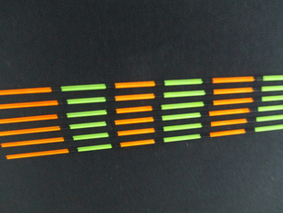 浮漂材料 浮漂漂尾 荧光放大锥尾 成品尾橙黄搭配各种尺寸