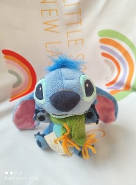 星际宝贝史迪奇史迪仔围巾版Lilo Stitch外星626公仔卡通毛绒玩具
