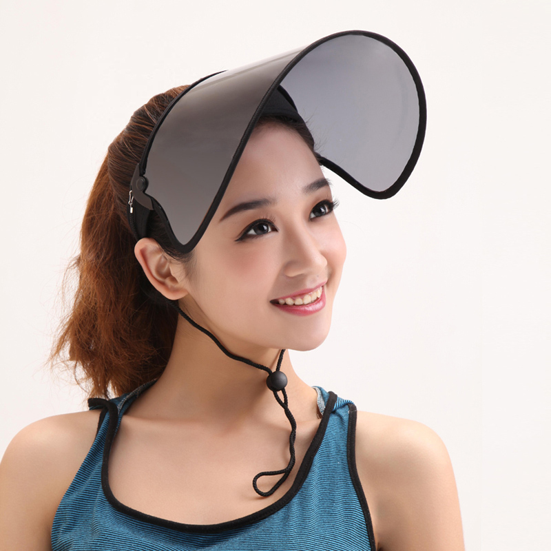 鼎级耐高温面板 铁面人 正品 防紫外线抗UV400防晒遮阳帽 超长款