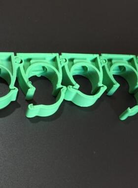 PPR绿色拼装管卡（热卖）25mm带扣管卡25PPR-PVC迫码管卡拼装管卡