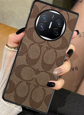 适用华为matex5手机壳matex6超薄metax3典藏版全包x2折叠外壳x3新款x5高端欧美mate3x奢华matax的mx5小众后壳