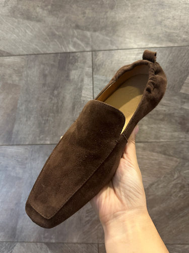 平底乐福鞋法式舒服真皮