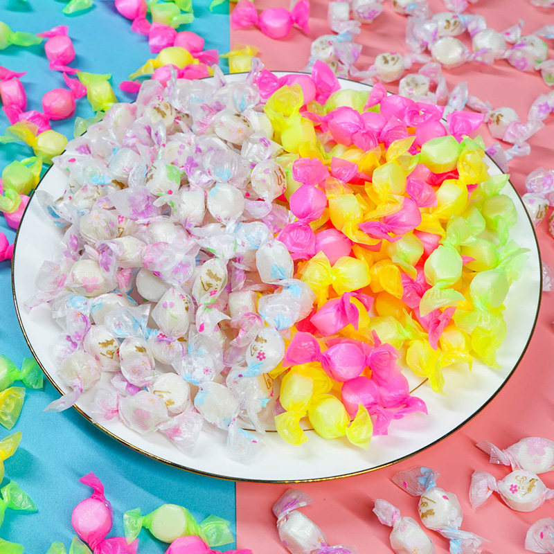 爱伊佳千纸鹤糖果彩虹酸奶口味喜糖散装彩色硬糖创意新年糖果