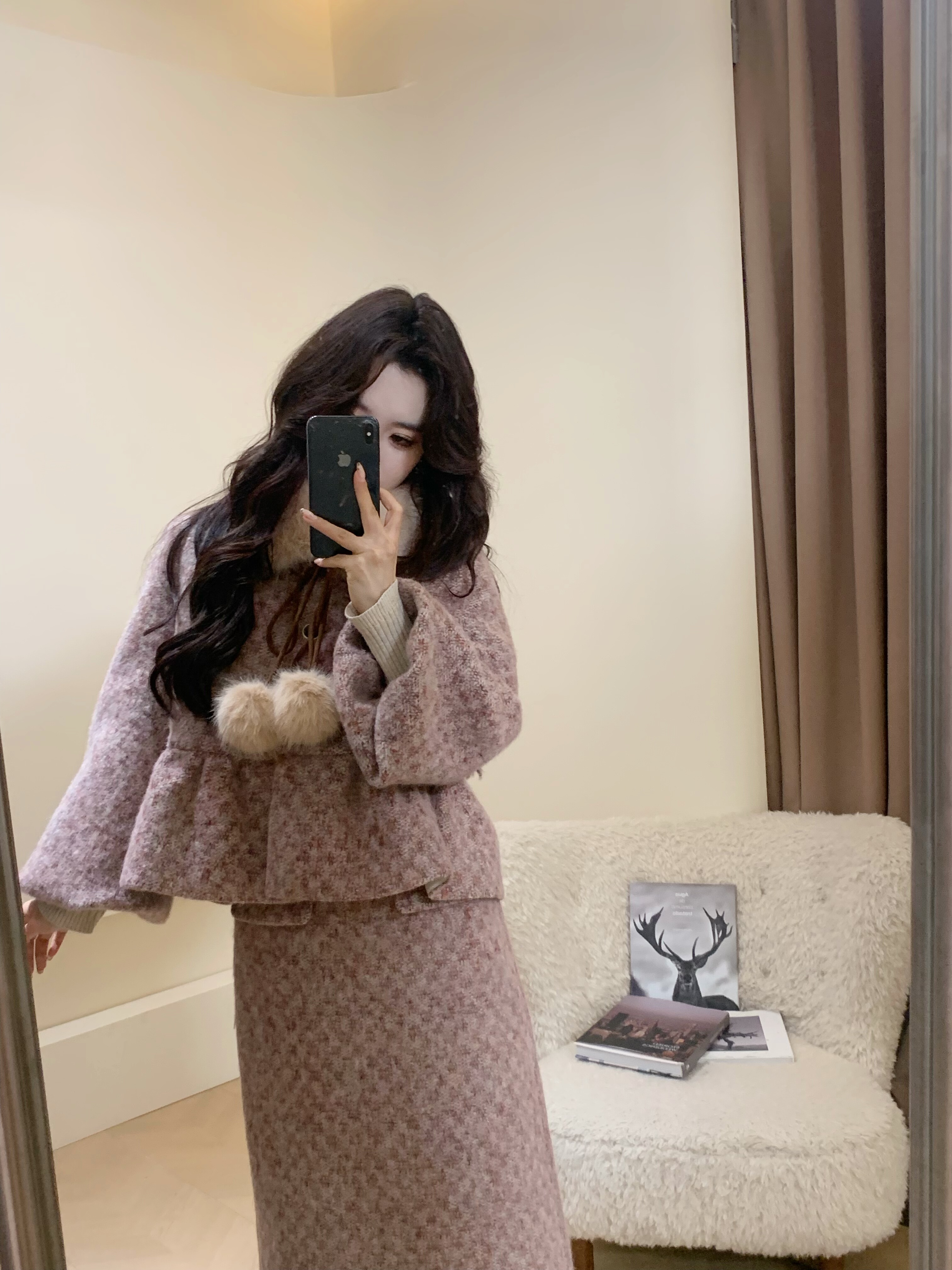 可可可欣【晨曦微露羽绒套装】女装洋气时尚休闲原创小众老钱风