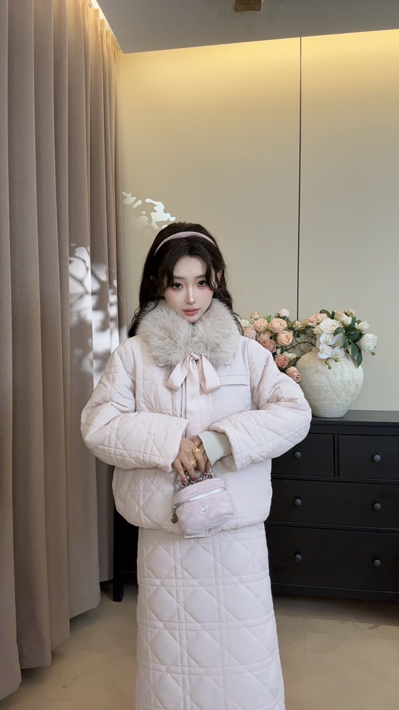 可可可欣【冬日暖阳羽绒套装】女装洋气时尚休闲原创小众老钱风