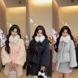 可可可欣【失约冬日羽绒套装】女装洋气时尚休闲原创小众老钱风