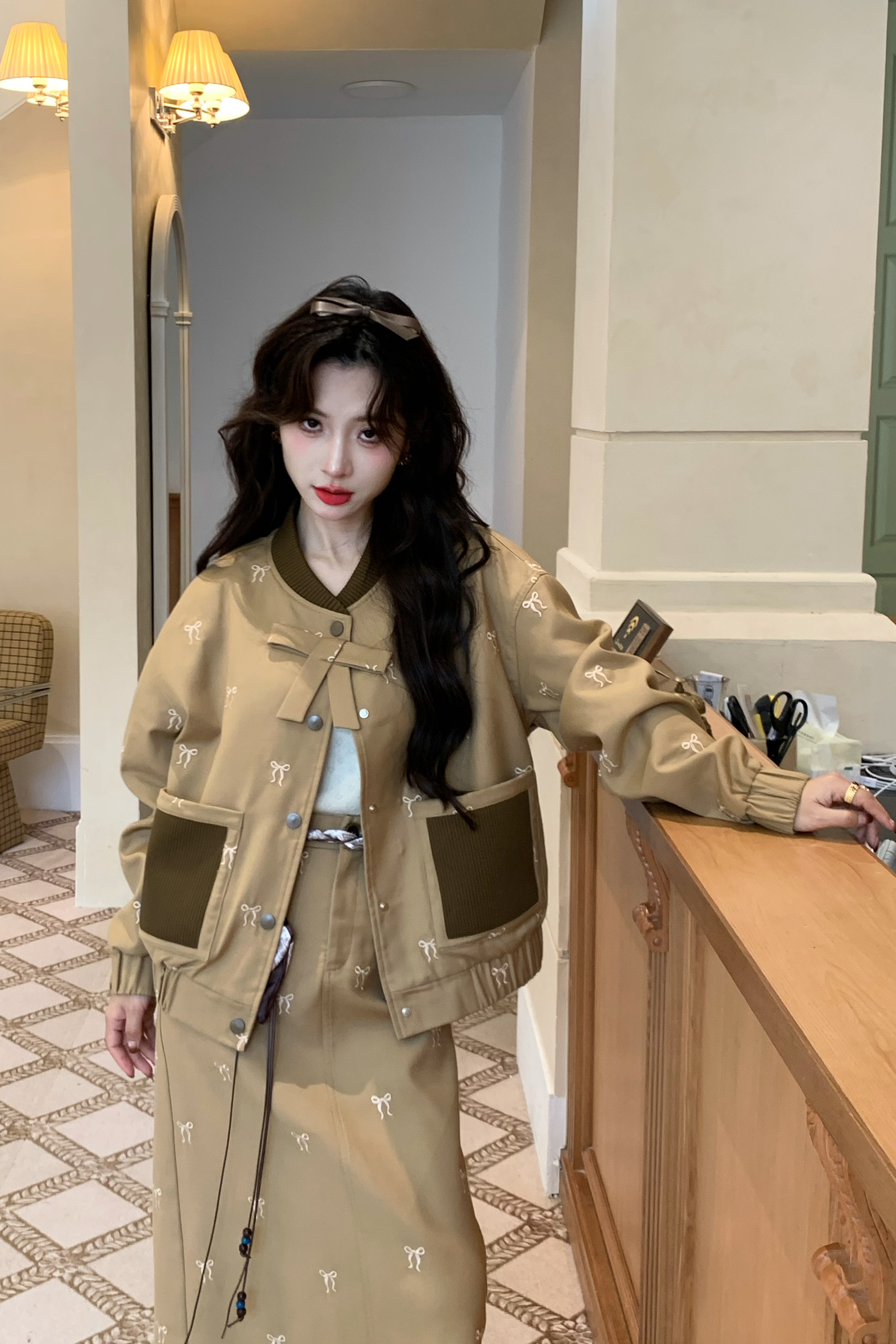 可可可欣【焦糖朗姆套装】品质女装洋气时尚休闲原创小众老钱风