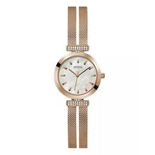 代购GUESS女士腕表防水计时夜光日期金属钢带玫瑰金镶钻商务休闲