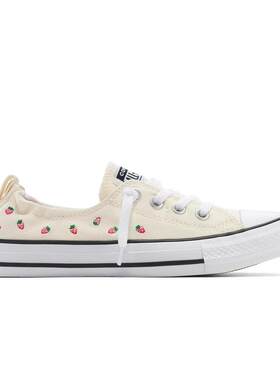 海外代购Converse/匡威女士帆布鞋耐穿舒适缓震低帮一脚蹬