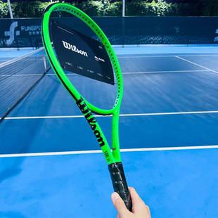 正品代购Wilson Clash 100L V2.0威尔胜巴黎限定配色荧光绿网球拍