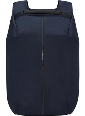 代购Samsonite新秀丽双肩包女士防水防割RFID保护轻便深蓝色