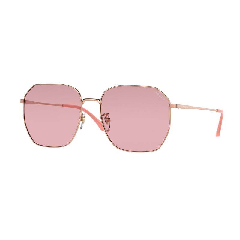 代购vogue女士太阳镜防紫外线轻盈佩戴清晰视野抗反光玫瑰金