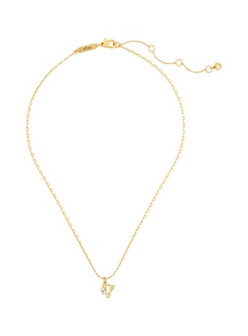 代购kate spade女士项链精致优雅简约时尚金色Virgo小吊坠