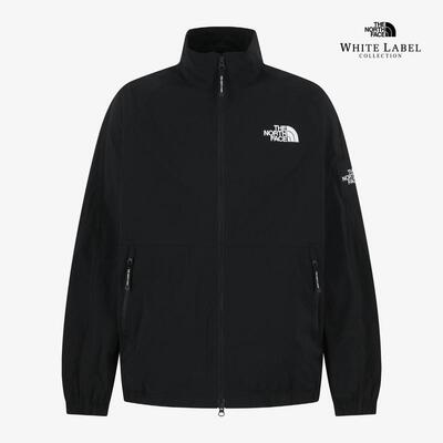 海外代购THE NORTH FACE/北面男士运动茄克黑色立领户外休闲