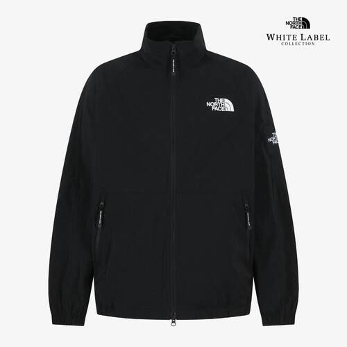 海外代购THE NORTH FACE/北面男士运动茄克黑色立领户外休闲