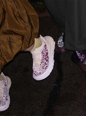 代购HOKA X PARIA FARZANEH联名反光针织提花马海毛拼接男女跑鞋