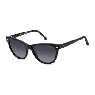 代购Carrera卡雷拉女士太阳镜猫眼形全框黑色塑料出行驾驶墨镜