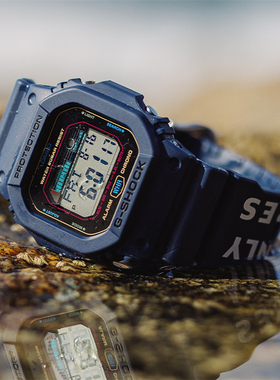 代购Western Hydrodynamic Research X CASIO卡西欧联名冲浪手表