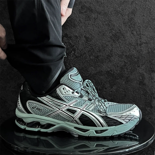 代购ASICS GEL-NIMBUS 10.1亚瑟士复古机能风薄雾绿男女运动跑鞋