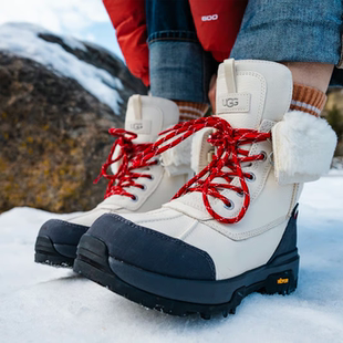 代购Ugg Adirondack XXV保暖抗寒真皮防水女士雪地靴极寒户外短靴