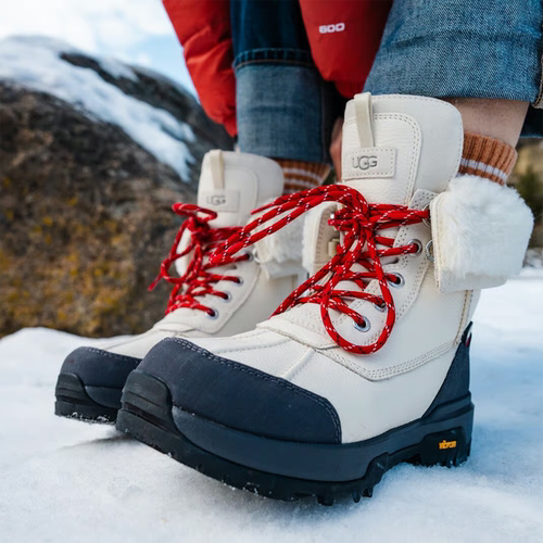 代购Ugg Adirondack XXV保暖抗寒真皮防水女士雪地靴极寒户外短靴