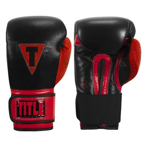 代购Title Boxing男女拳击防护支撑皮革加厚训练健身手套爆款