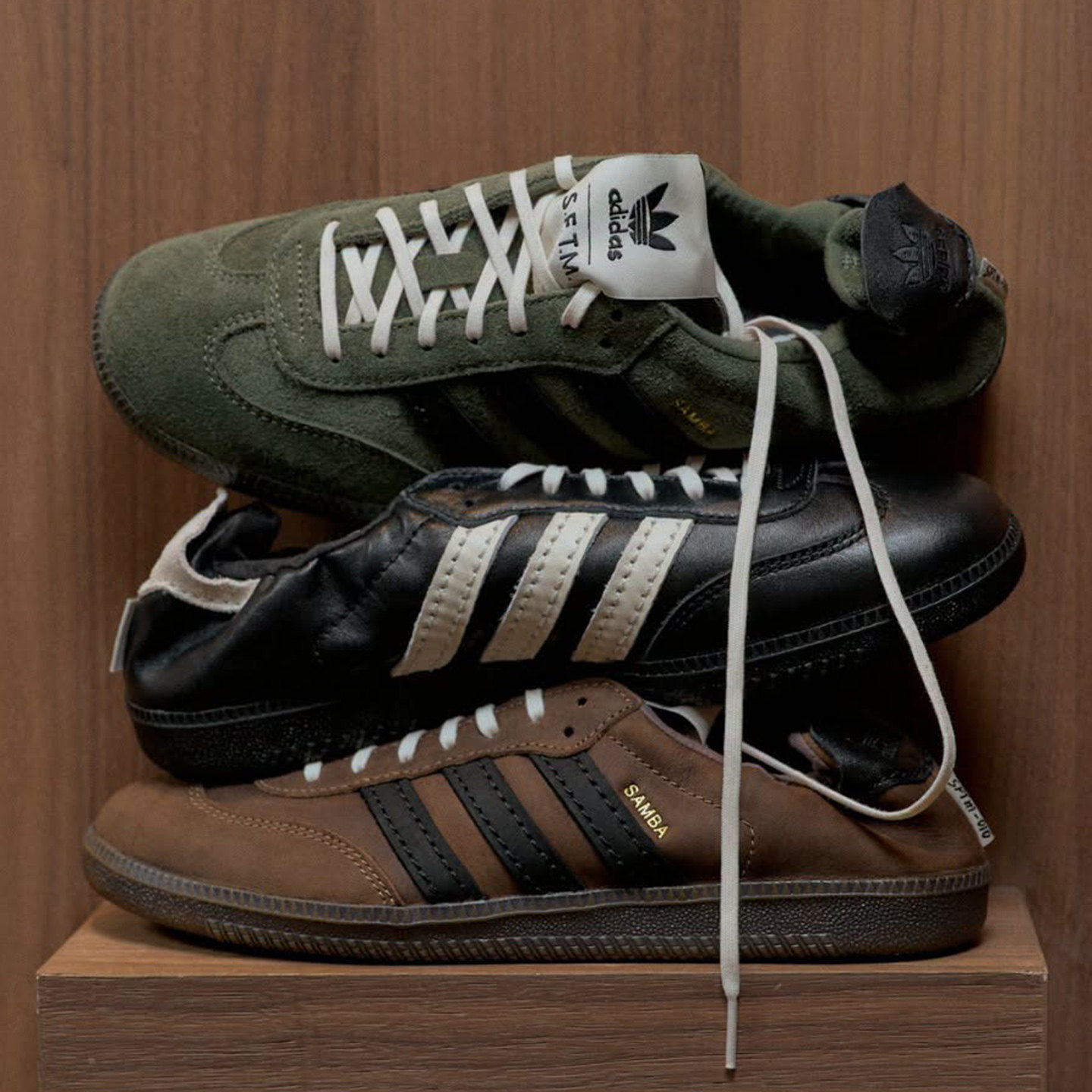 代购Adidas x song for the阿迪达斯联名薄底一脚蹬穆勒鞋休闲鞋