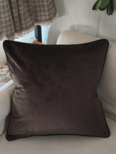 1孤品现代简约高精密提花抱枕套客厅沙发办公室冰感面料（不含芯